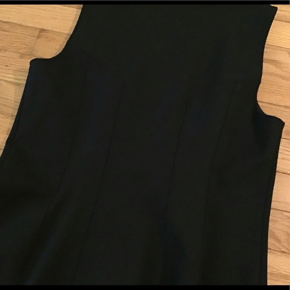 NEW ANN TAYLOR PONTE EXPOSED ZIPPER SLEEVELESS FIT & FLARE - Picture 11 of 14